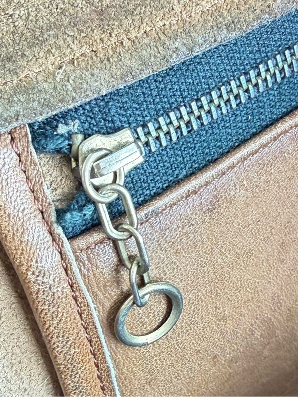 COACH 5190 British Tan Leather Envelope Portfolio Made in New York City USA - Picture 16 of 17